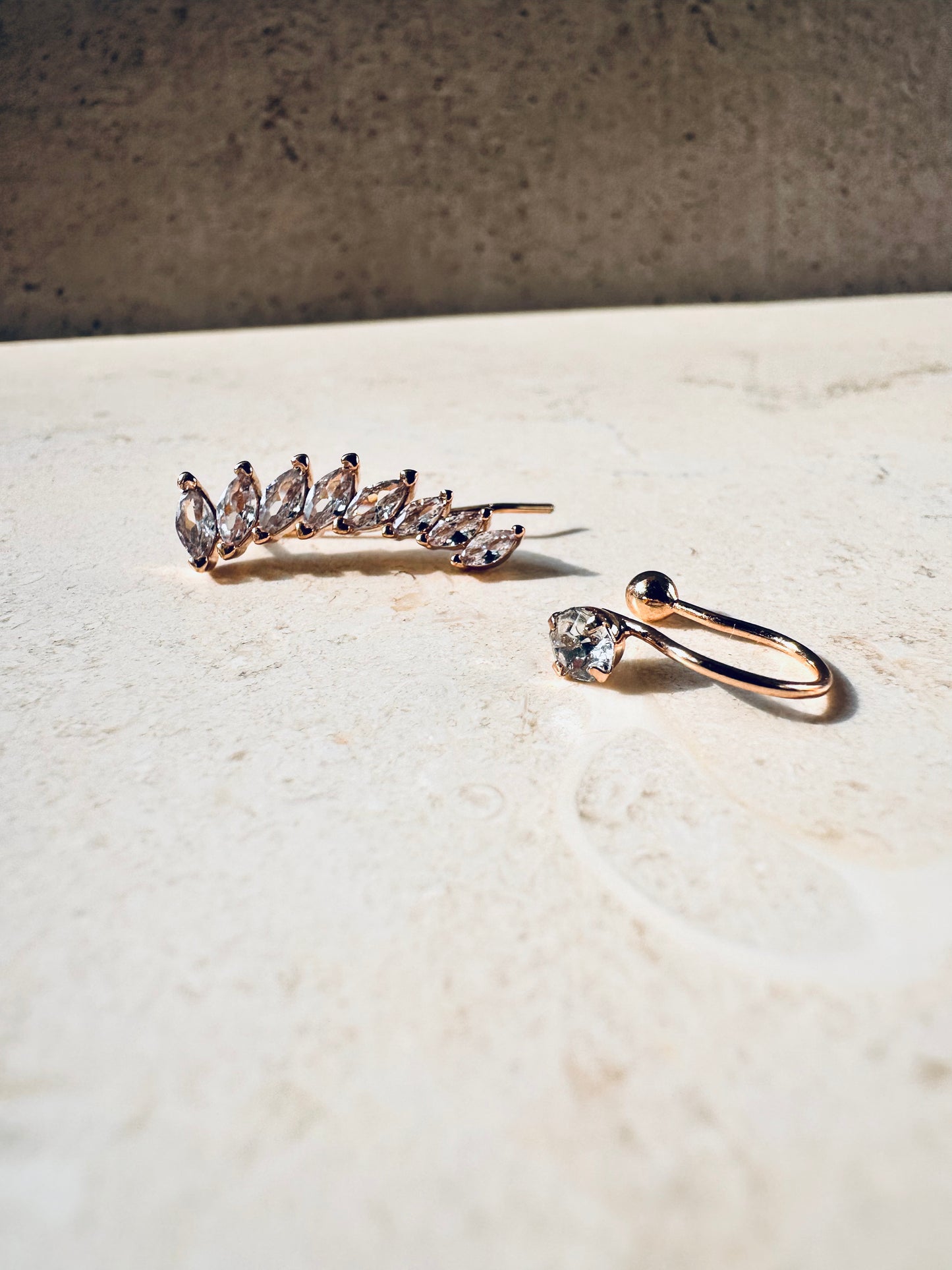 Crescent with Ear Cuff