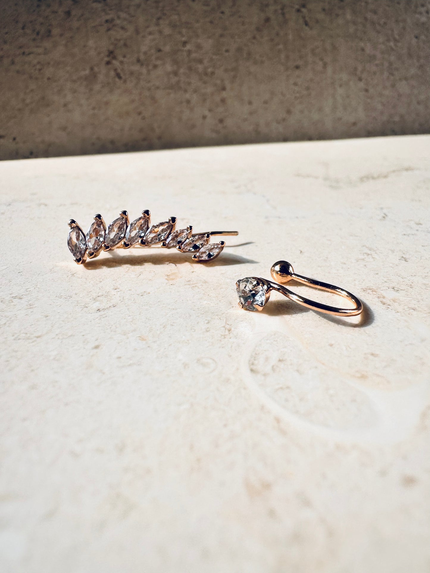 Crescent with Ear Cuff