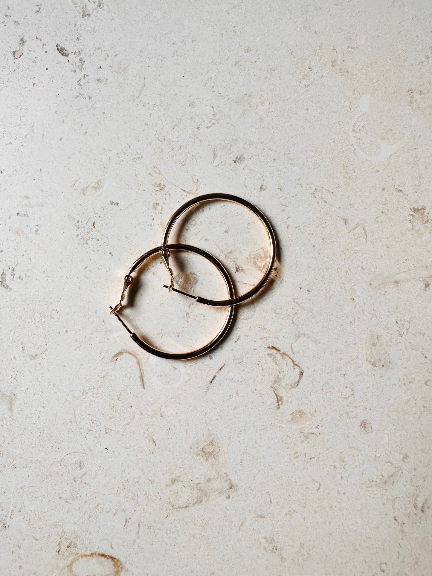 Pink Hoop Earring