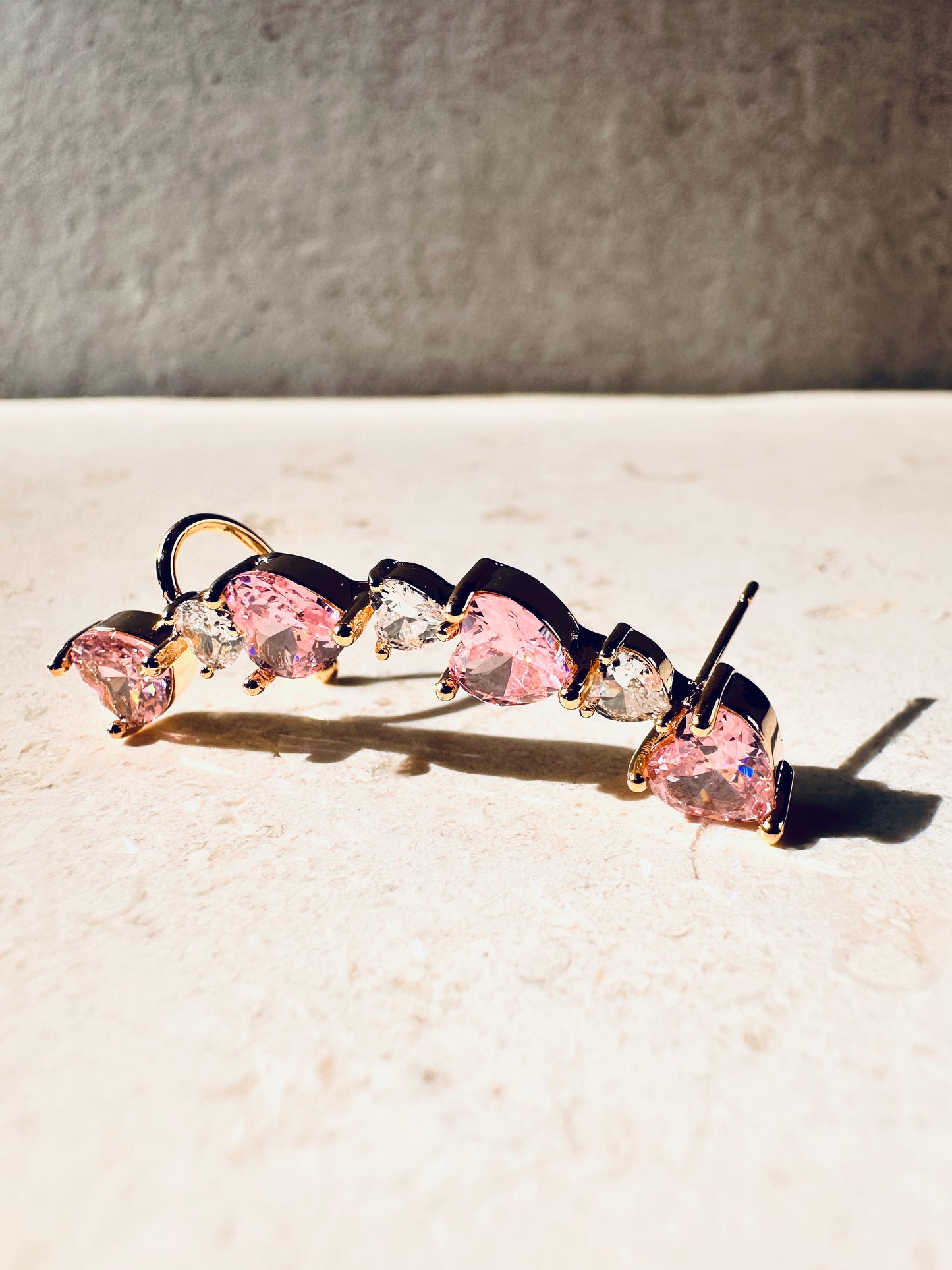 Climber Earring Pink
