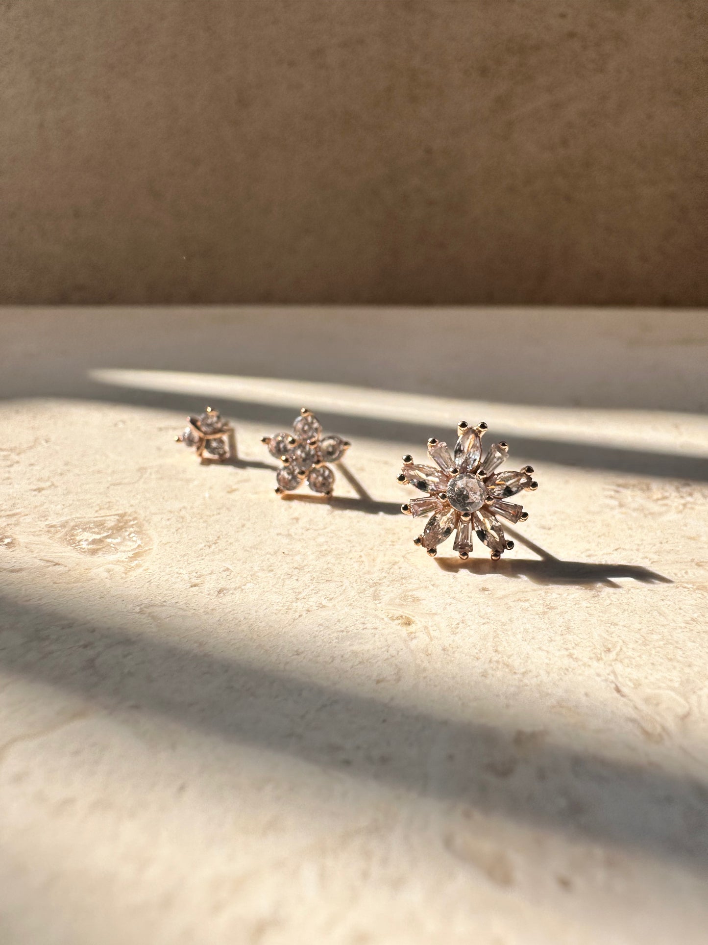 Trio of earrings