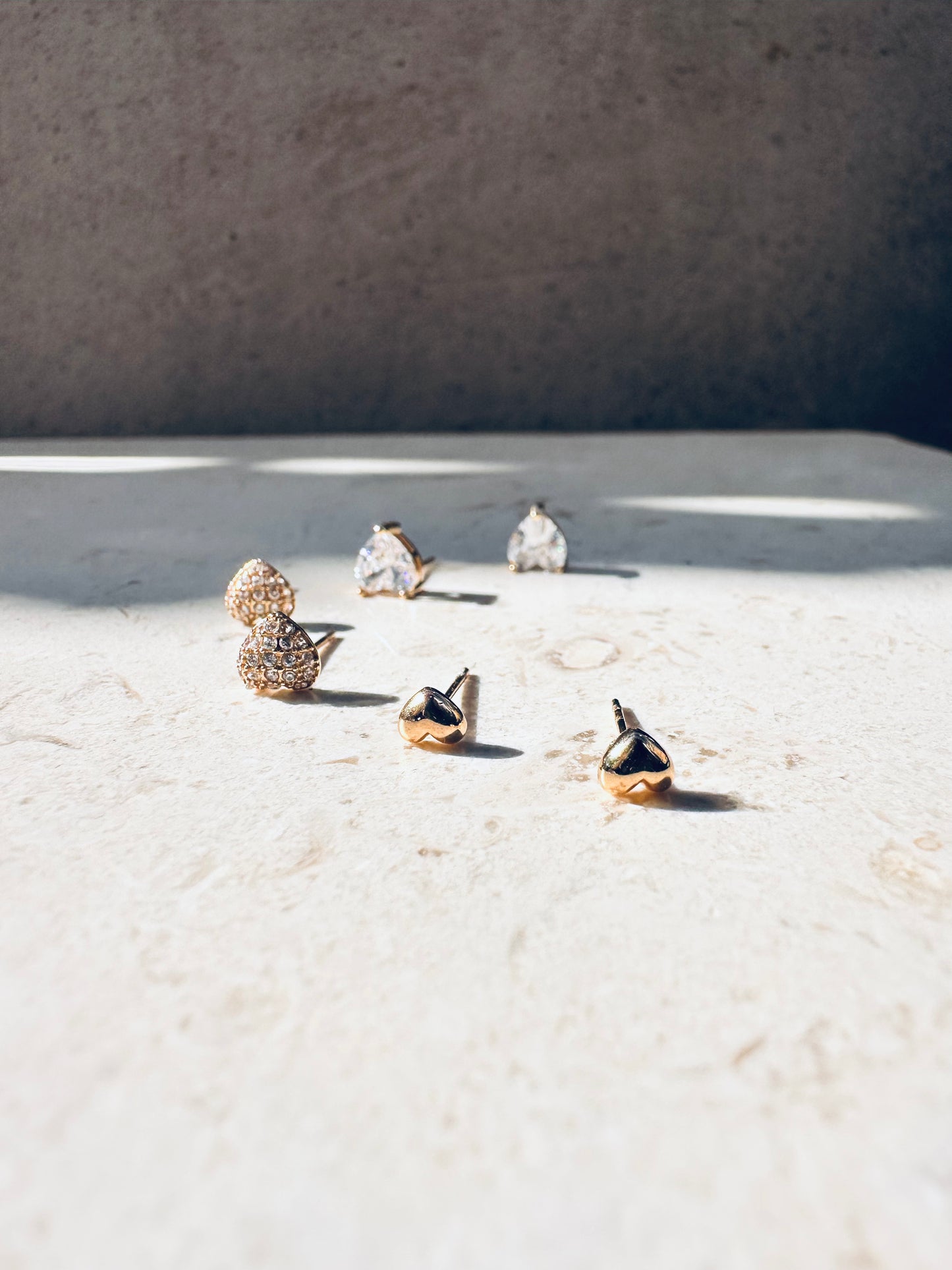 Earring 6 pack hearts